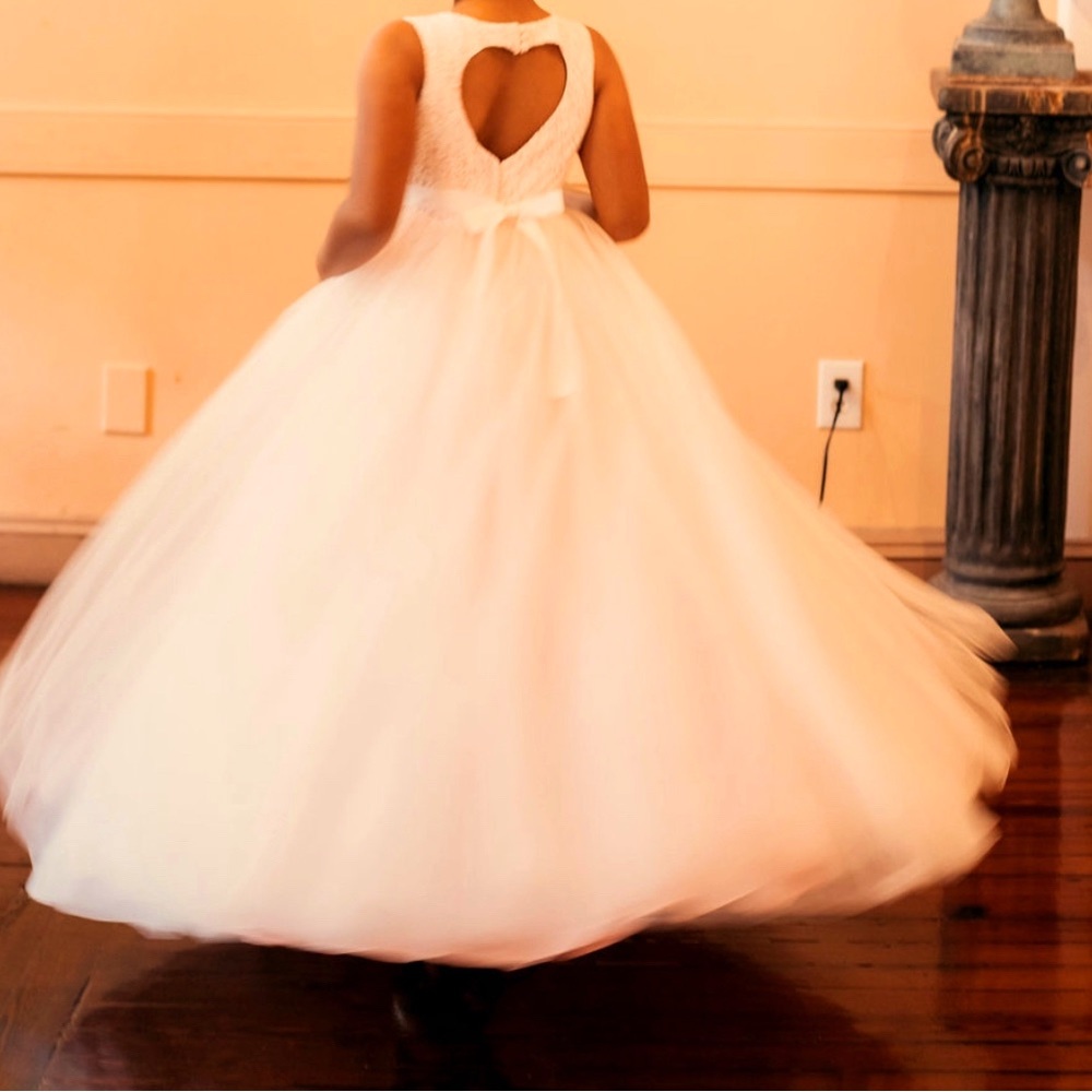 Whisper Pink flower girls dress. Flower girl dress